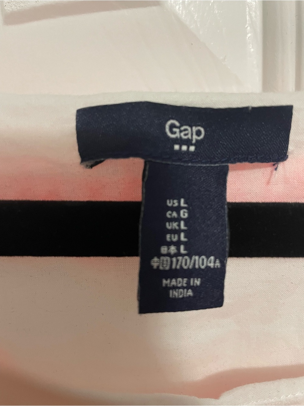 GAP White Dress with Neon Pink Embroidery - Picture 3 of 3